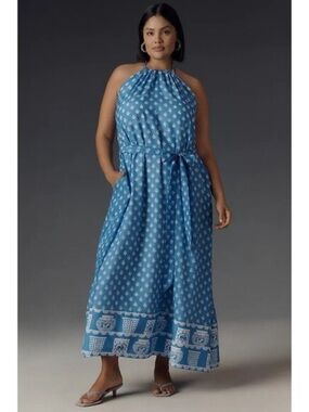 NWT Rachel Antonoff Rainey Halter Dress XLP